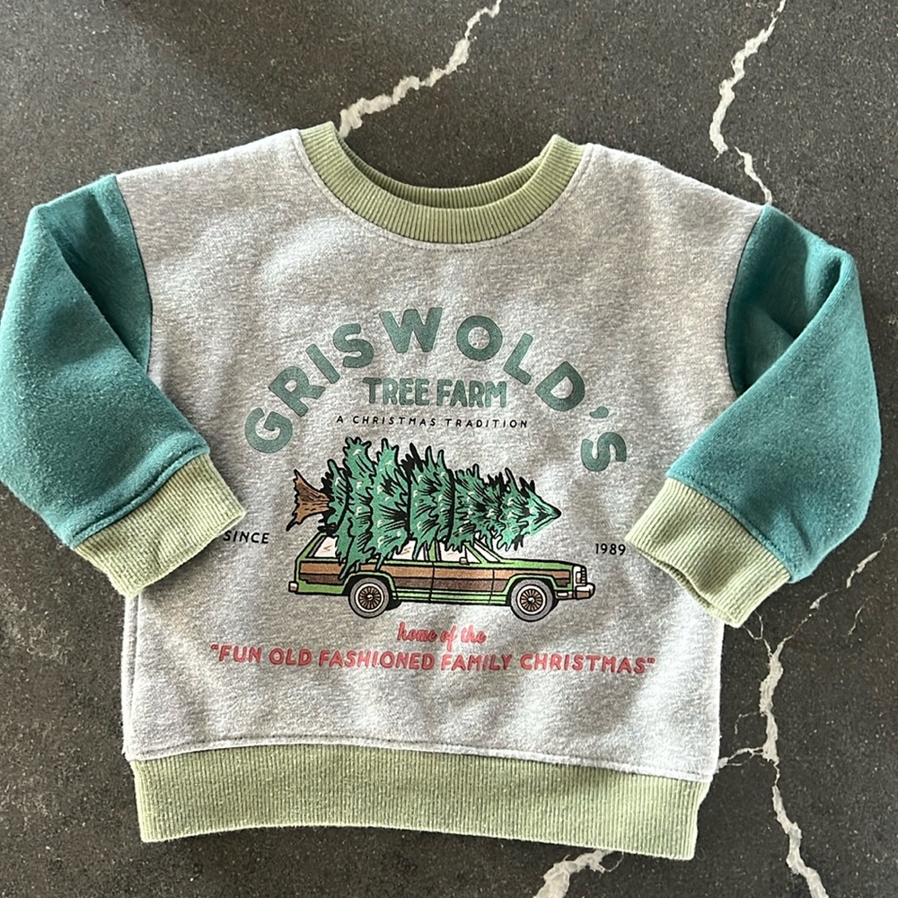 Cat & Jack Christmas crew neck